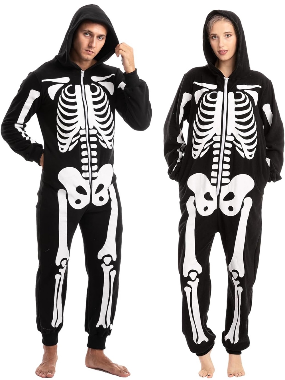 SZ LRG Unisex Spooktacular Halloween Skeleton Costume, Unisex Skeleton